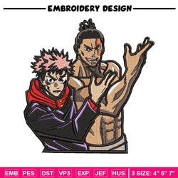 Best friends embroidery design, Jujutsu embroidery, Anime design, Embroidery shirt, Embroidery file, Digital download