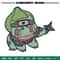 Bulbasaur ninja embroidery design, Pokemon embroidery, Anime design, Embroidery file, Digital download, Embroidery shirt.jpg