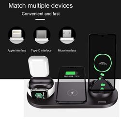 new 6 in 1 multi-function charging stand