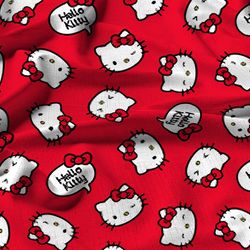 cute cat head toss kids cotton fabric, cotton fabric, animation fabric, 12 yard, fat quarter, cat cotton fabric, cartoon