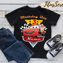 disney cars birthday family t-shirts lightning mcqueen birthday t-shirts disney cars birthday t-shirts read the descript