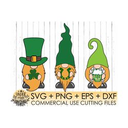 gnome svg,st patrick's day gnome  svg, saint patricks day, st paddys day, leprechaun, shamrock, cricut, cut file, clover