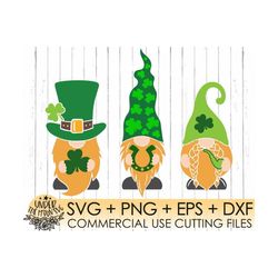 irish gnomes svg, st. patrick's day irish gnomes svg,three gnomes holding shamrocks svg,gnome svg, girls st paddy's day