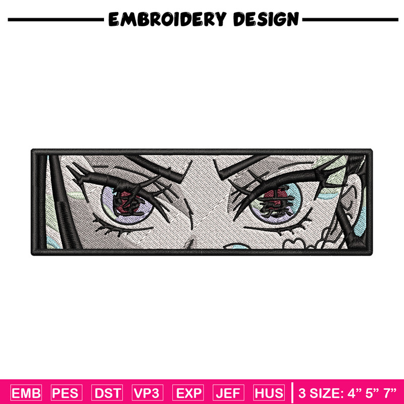 Daki eyes embroidery design, Daki embroidery, Embroidery shirt, Embroidery file, Anime design, Digital download.jpg