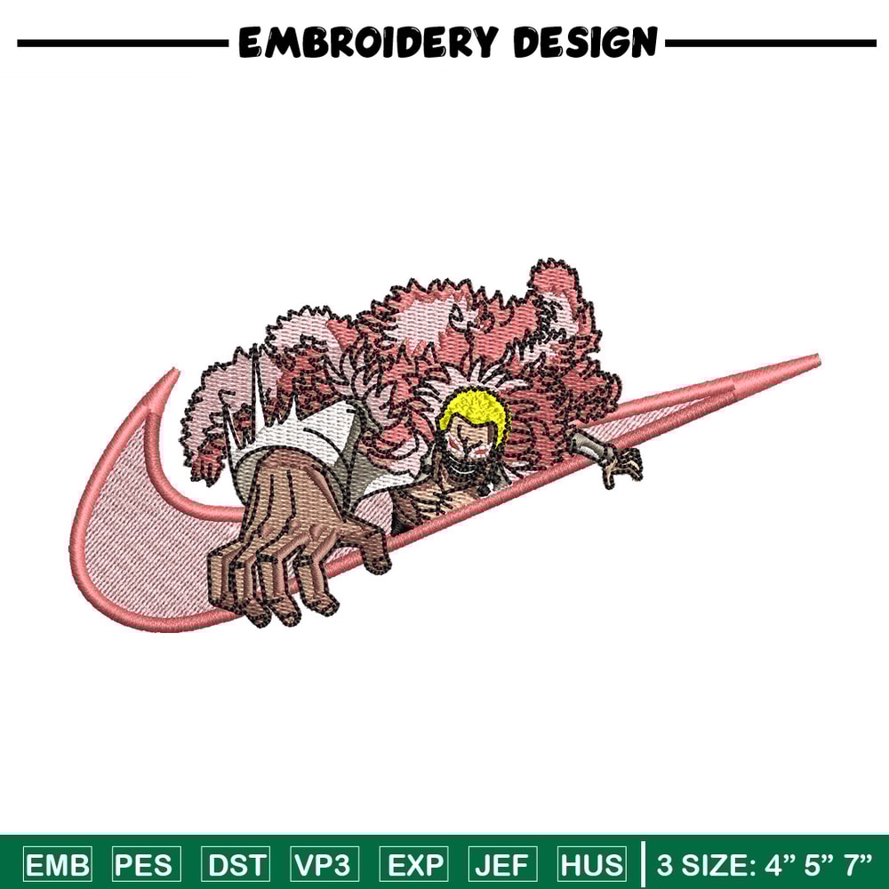 Doffy swoosh embroidery design, One piece embroidery, Nike design, Embroidery shirt, Embroidery file, Digital download.jpg