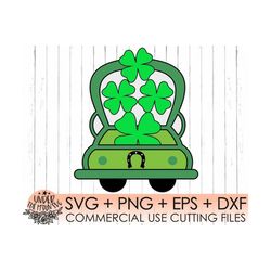 happy st. patrick's day svg, saint patrick's day svg, shamrock svg, clover  st. patrick's truck svg