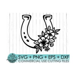 horse horseshoe flowers svg, horseshoe svg, flower svg,commercial use,horse svg,horseshoe,flowers,instant download,cricu