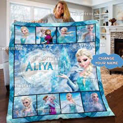 the disney frozen elsa queen quilt  elsa queen blanket  disney frozen birthday gifts  elsa queen christmas gifts for kid