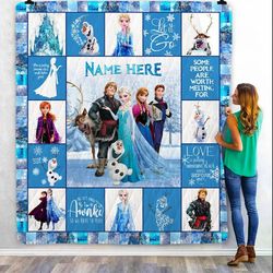 the disney frozen elsa queen quilt  elsa queen blanket  disney frozen birthday gifts  elsa queen christmas gifts for kid