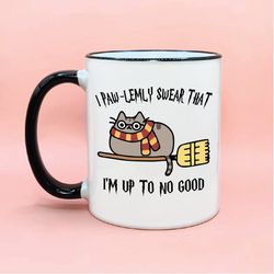cat i'm up to no good coffee mug, cat mom birthday gift idea, cat mom mug, cat mom cup, cute cat mom gift, funny cat mom