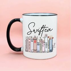 taylors version swiftea coffee mug, swiftie gifts, swiftie merch, swiftie book albums, swiftie fan, swiftea cup, music a
