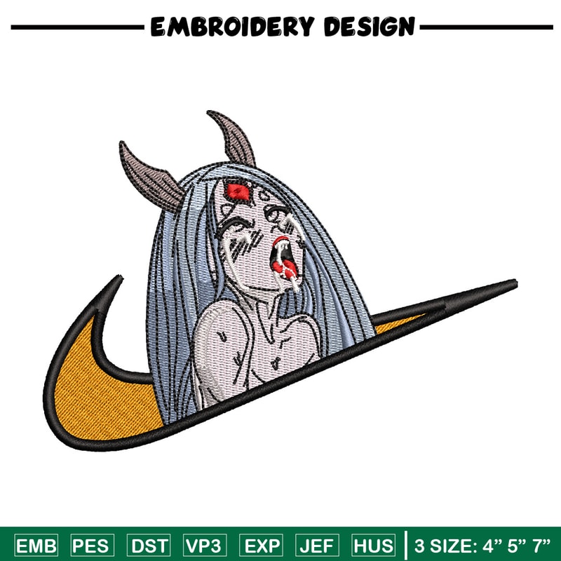 Kaguya agehao nike embroidery design, Naruto embroidery,Nike design, Embroidery shirt, Embroidery file, Digital download.jpg