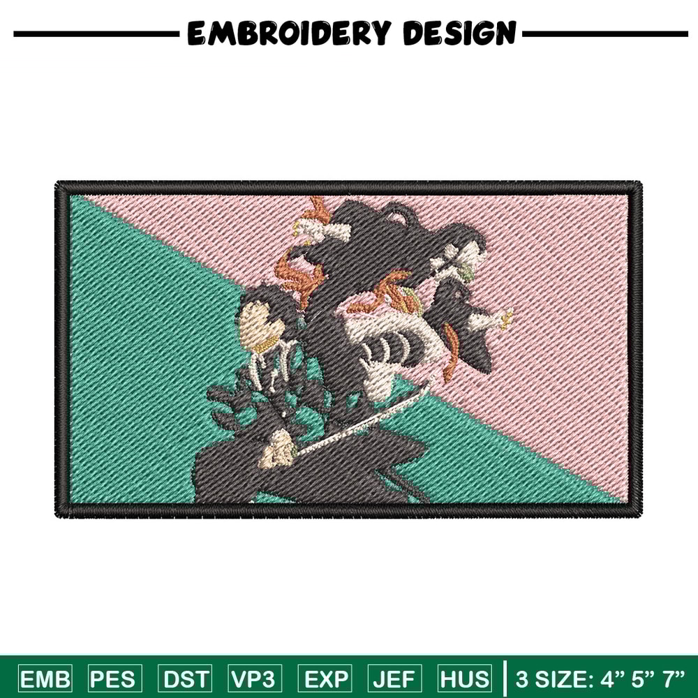 Kamado embroidery design, Tanjiro embroidery, Embroidery shirt, Embroidery file, Anime design, Digital download.jpg