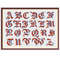 Alphabet - Cross Stitch Pattern - Antique Sampler - PDF Counted Vintage Pattern - Reproduction of 19th century.jpg