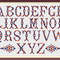 Alphabet - Cross Stitch Pattern - Antique Sampler - PDF Counted Vintage Pattern - Reproduction of 19th century (2).jpg