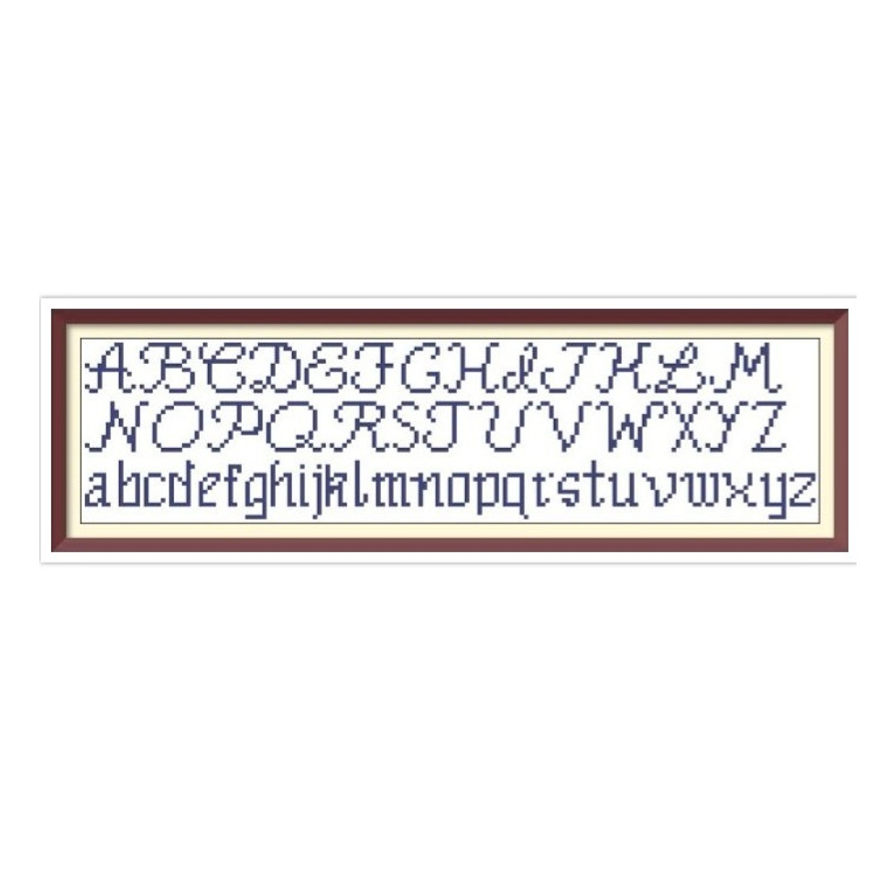 Alphabet - Cross Stitch Pattern - Antique Sampler - PDF Counted Vintage Pattern - Reproduction of 19th century.jpg