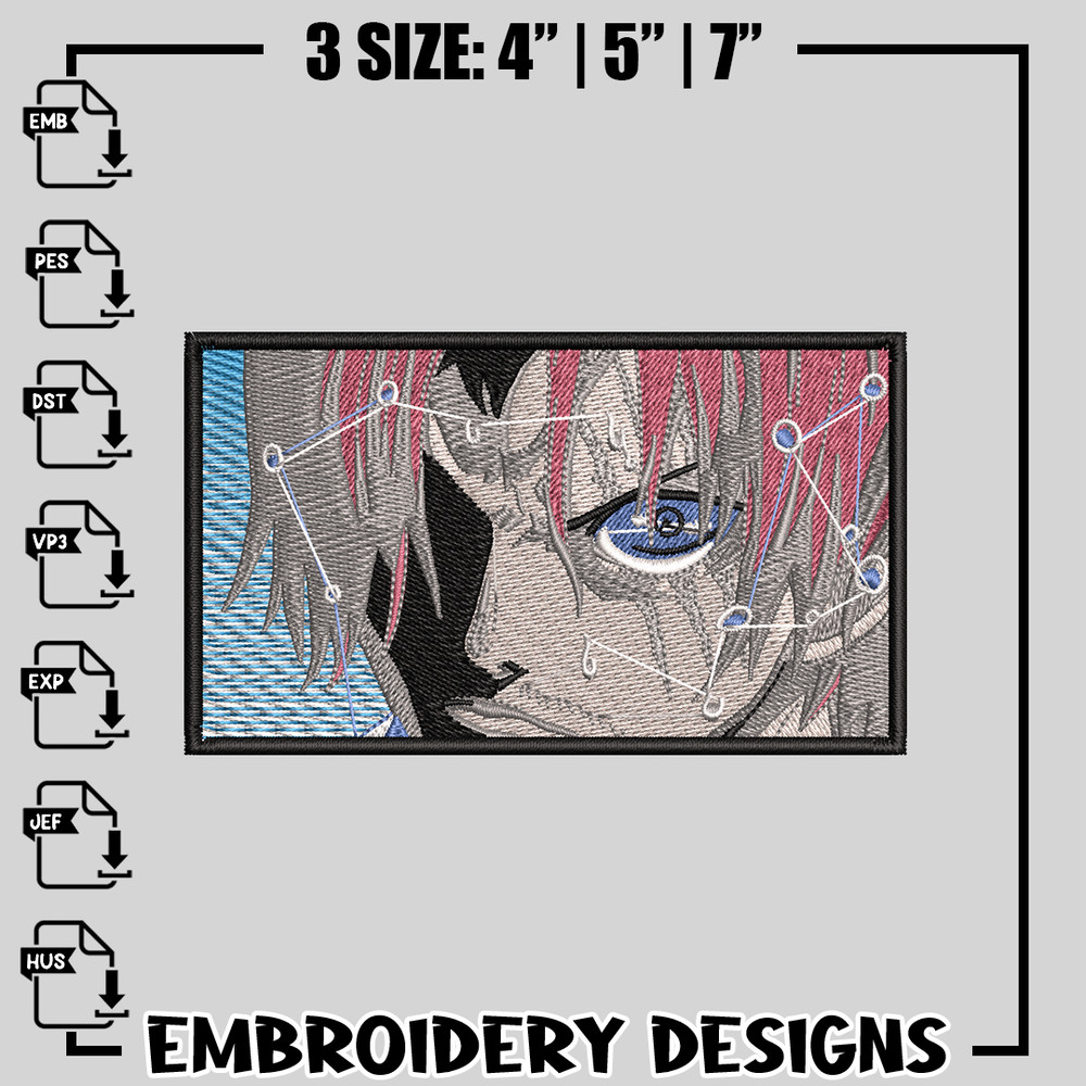 shank eyes embroidery design