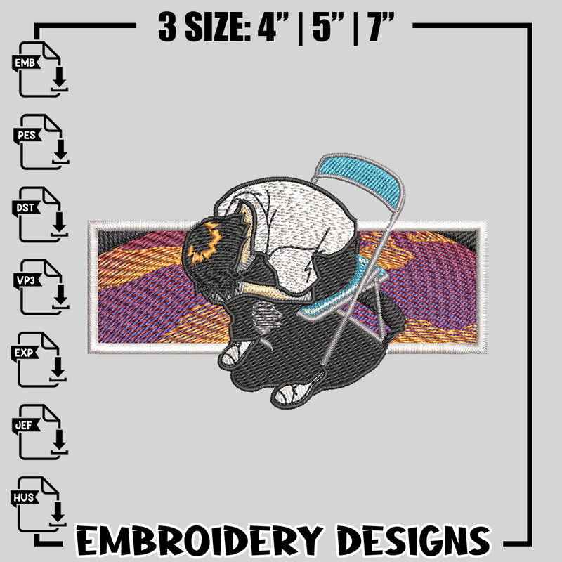 Shinki Chair embroidery design