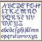 Alphabet - Cross Stitch Pattern - Antique Sampler - PDF Counted Vintage Pattern - Reproduction of 19th century.jpg