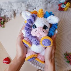 Crochet pattern Unicorn Daisy (Ukrainian language)