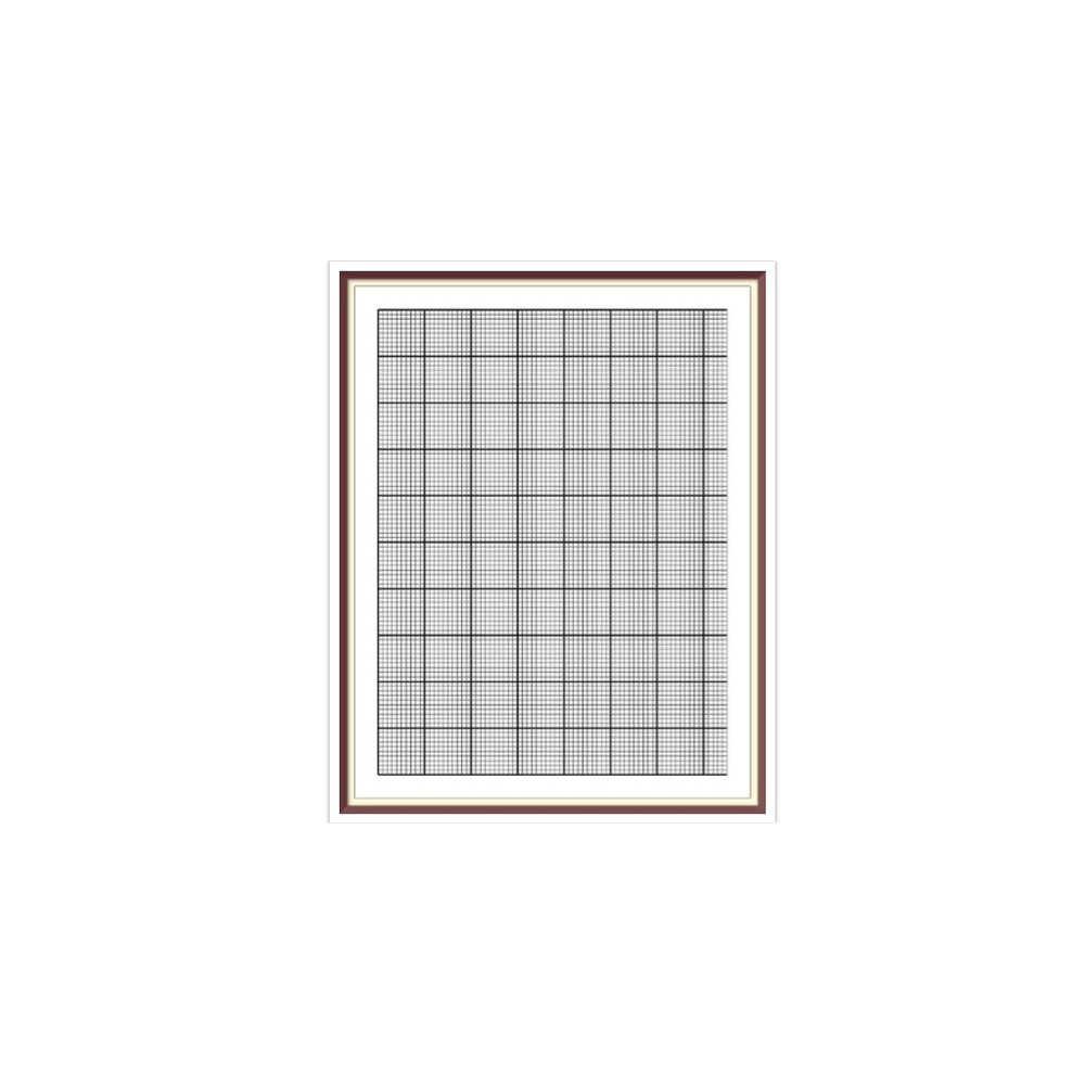 Grid Paper - Graphic Paper - A Sheet for Creating a Cross Stitch Scheme - A4 & Letter - PDF.jpg