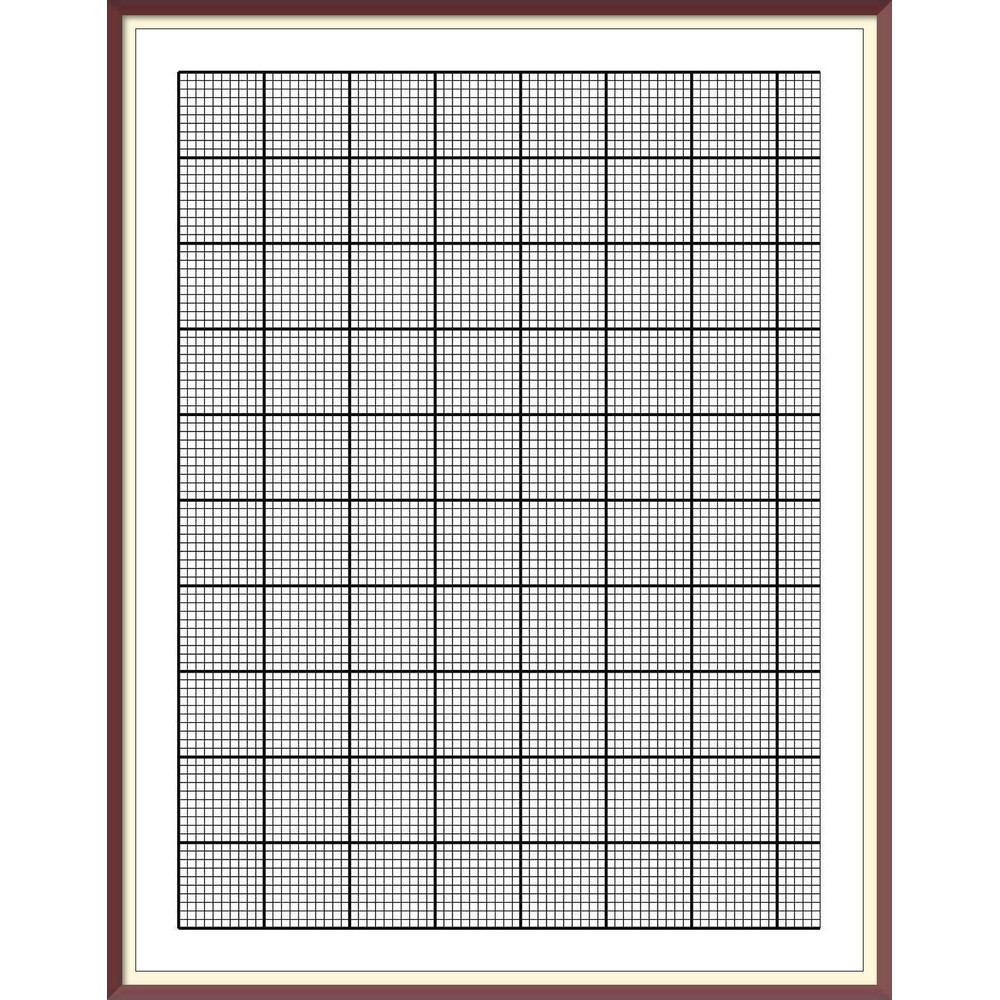 Grid Paper - Graphic Paper - A Sheet for Creating a Cross Stitch Scheme - A4 & Letter - PDF (2).jpg