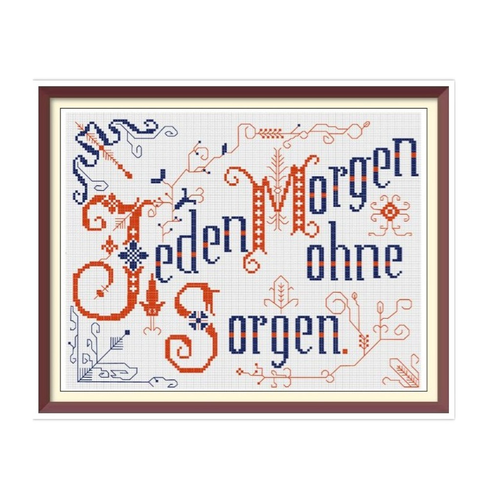 German Household Items - Cross Stitch Pattern - German Household Mottos - Antique Sampler PDF Counted Vintage Pattern.jpg