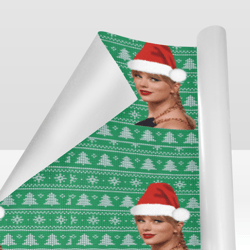 Eras Tour Merry Swiftmas Gift Wrapping Paper 58"x 23" (1 Roll)