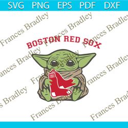 boston red sox baby yoda sport svg cutting digital file