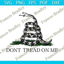 rattlesnake dont tread on me american patriotic svg file