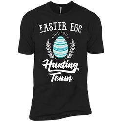 easter egg hunting team funny eggs hunter t-shirt next level premium short sleeve tee