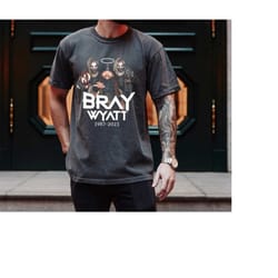 r.i.p bray wyatt unisex comfort color shirt, rip bray wyatt 1987 2023 shirt, bray wyatt shirt, bray wyatt 1987 2023 shir