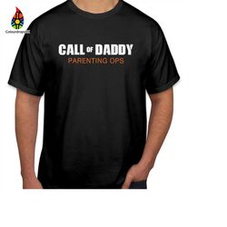 tshirt (1122) call of daddy parenting ops father's day t-shirts birthday dad daddy papa super dad top dad gaming funny t