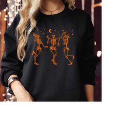 sweatshirt (1928) dancing halloween skeleton, spooky season halloween vibes jack coffee drinking horror scary thanksgivi