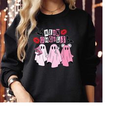 sweatshirt (2018) mean ghouls thanksgiving happy halloween vibes spooky season ghost witch bat vampire boo skeleton mons