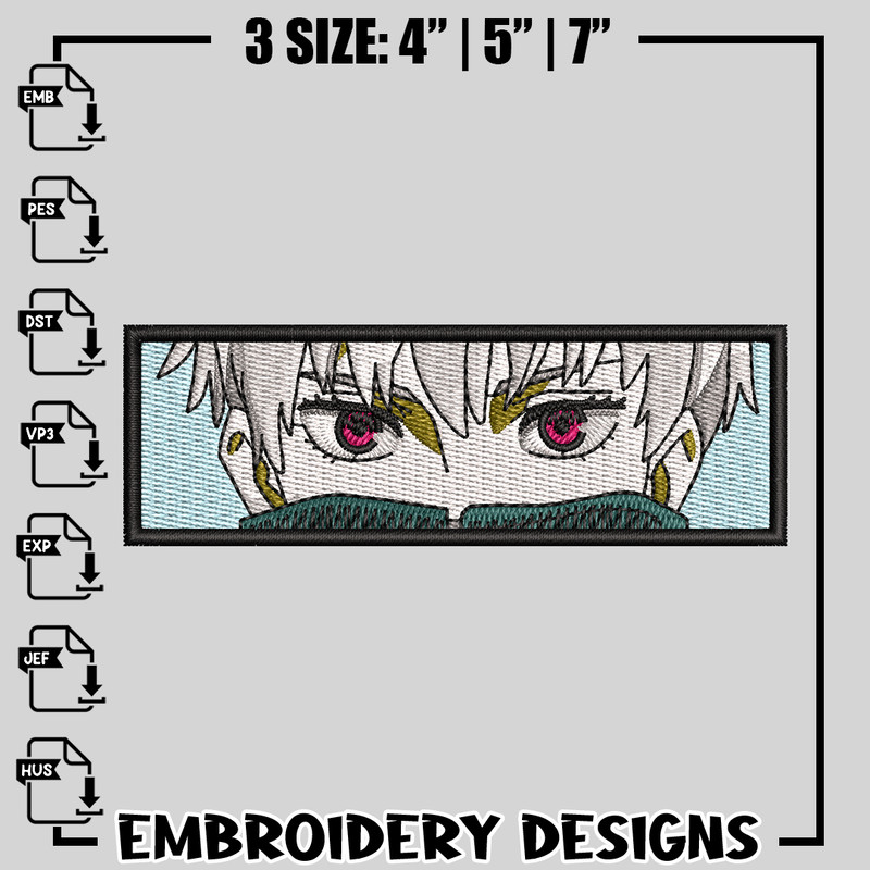 Toge Eyes embroidery design