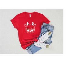 deer shirt, reindeer shirt, merry christmas shirt, christmas shirt, christmas party shirt, women's christmas top, xmas s