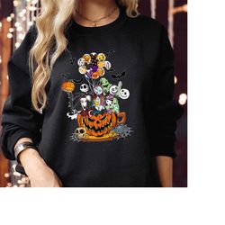 sweatshirt (1861) happy halloween spooky season, thanksgiving happy halloween vibes ghost witch bat vampire boo skeleton