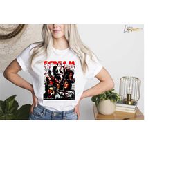 scream halloween t shirt, scream horror movie shirt, scream ghost face shirts, horror movie tee, scream shirt, halloween