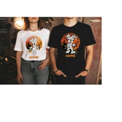 disney halloween shirt, custom name shirt, mickey and minnie shirt, disney halloween matching trip shirt, disneyland shi