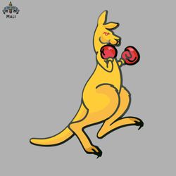 boxing kangaroo australia sublimation png download