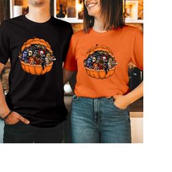 t-shirt (2013) scary halloween pumpkins t shirt scary horror evil ghost bat skeleton vampire monster halloween spooky vi