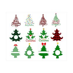 christmas tree svg bundle/ christmas tree cut file bundle/ christmas  pack trees file for cricut / christmas tree/ svg /