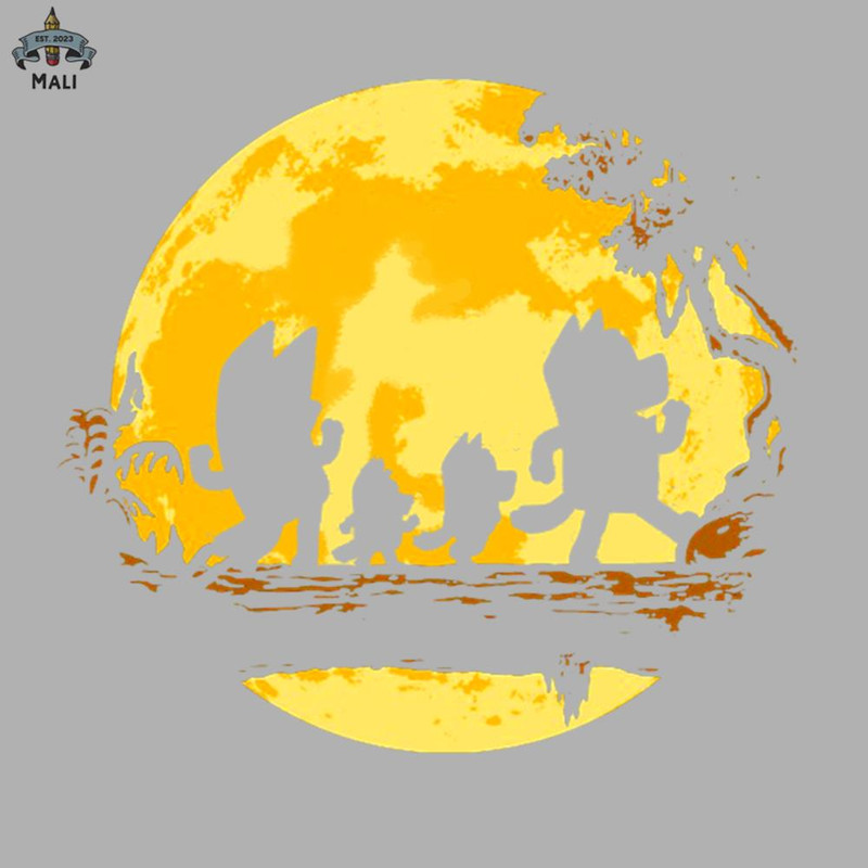 ML06071879-Bluey Walking Under Yellow Moon Sublimation PNG Download.jpg
