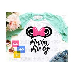 mama mouse, mom mouse svg instant download, mini mouse head vector, mommy mouse svg cut file, mini mouse for silhouette