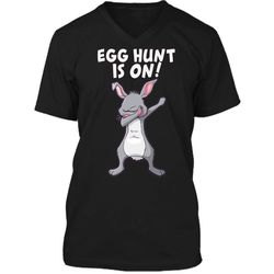 egg hunt is on easter shirt &8211 easter egg hunting shirt mens printed v-neck t