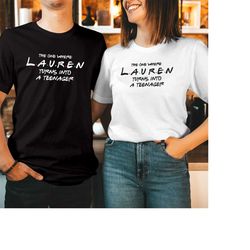 personalised_tshirt (559) the one where your name turns into a teenager t-shirt birthday t shirt