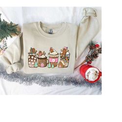 Sweet Gingerbread Shirt, Christmas Coffee Shirt, Christmas Shirt, Christmas Gift, Women Christmas Shirt, Christmas Sweat