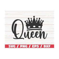 queen svg / black queen svg / cut file / cricut / crown svg / instant download