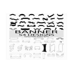 banner svg/ ribbon banner svg/ label svg/ scroll svg/ flag svg/ text box svg/ clipart/ stencil/ decal/ cut file/ iron on